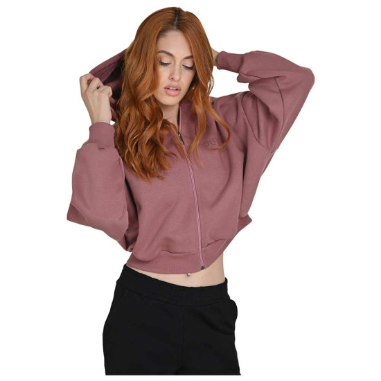 Target Γυναικεία ζακέτα Loose Crop Jacket Fleece Joyful